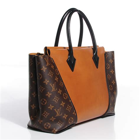 Louis Vuitton W Monogram Cuir Orf√®vre Tote Noisette PM Bag